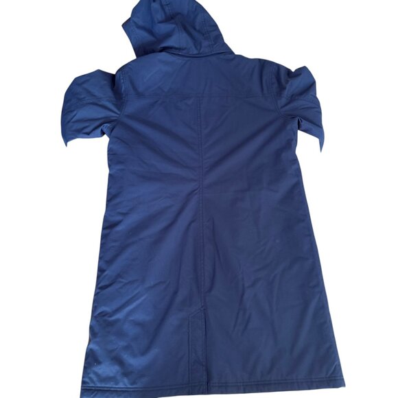 Eddie Bauer Men’s Mainstay insulated waterproof Navy trench coat, size Medium - Picture 5 of 7